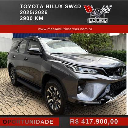 TOYOTA HILUX SW4 2.8 D-4D TURBO DIESEL DIAMOND 7L 4X4 AUTOMÁTICO